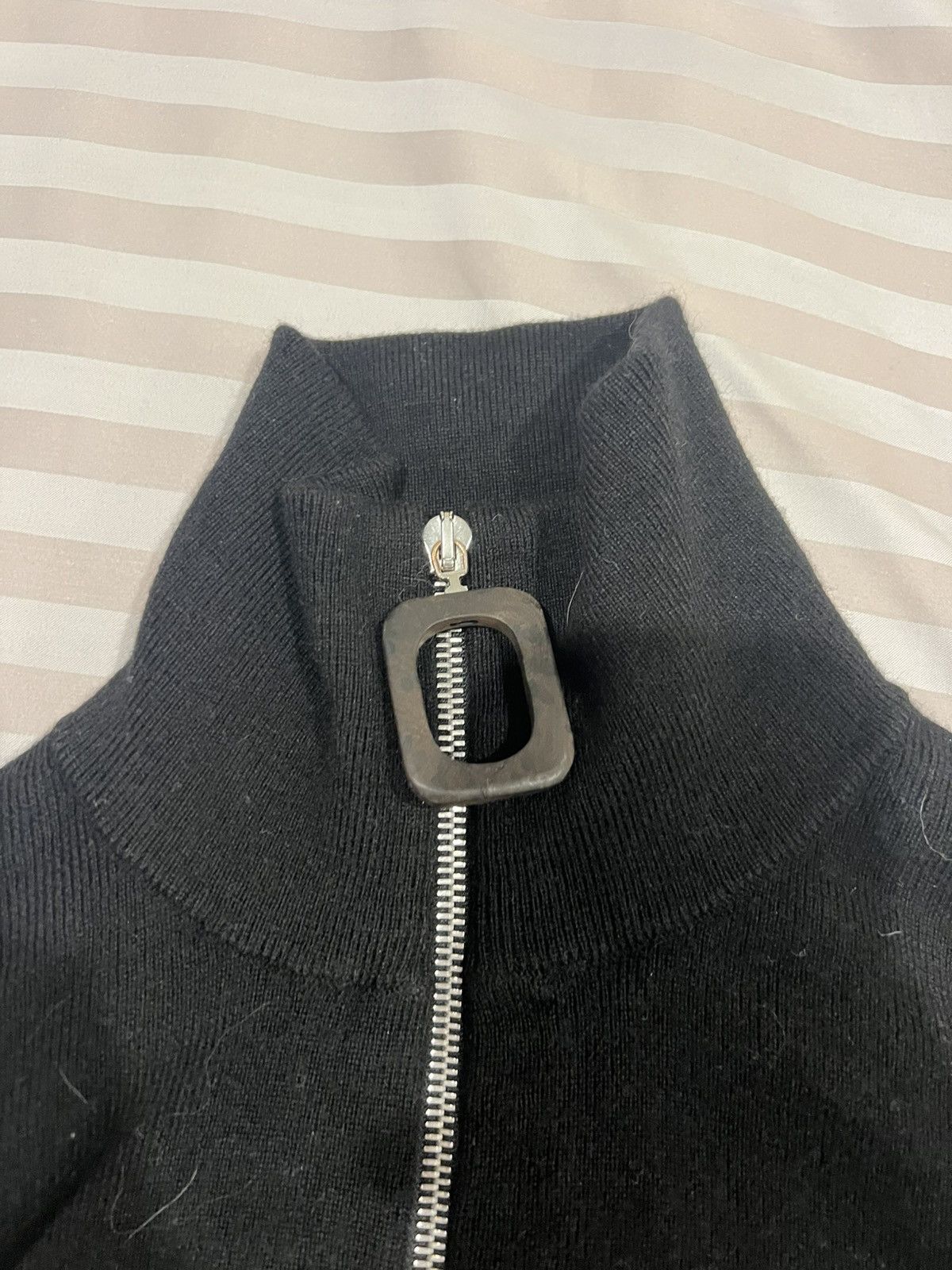 JW Anderson JWA Classic Half Zip Merino Black Size US S / EU 44-46 / 1 - 2 Thumbnail