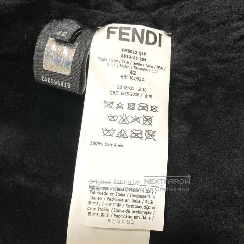 Fendi Fendi Sheepskin fur coat Size S / US 4 / IT 40 - 9 Thumbnail