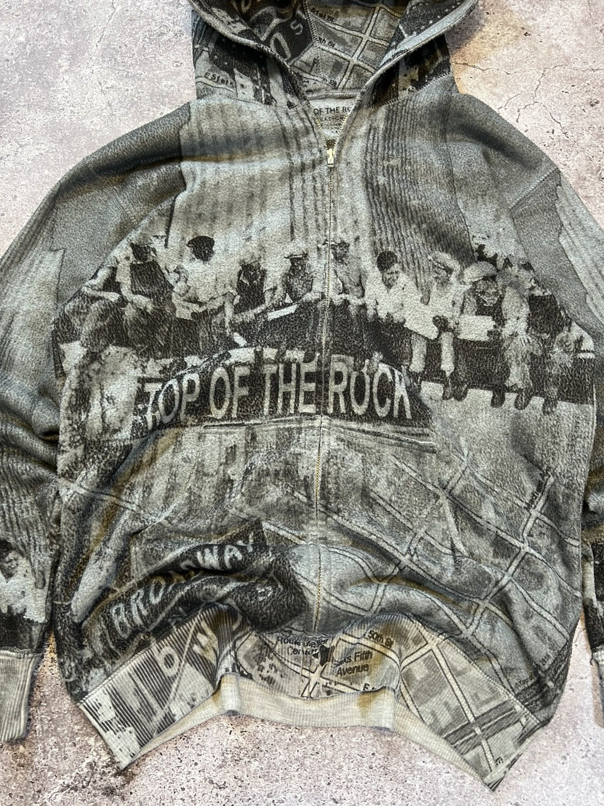 Vintage 90s Vintage Top of the Rock Y2k Full logo Hoodie Size US M / EU 48-50 / 2 - 3 Thumbnail