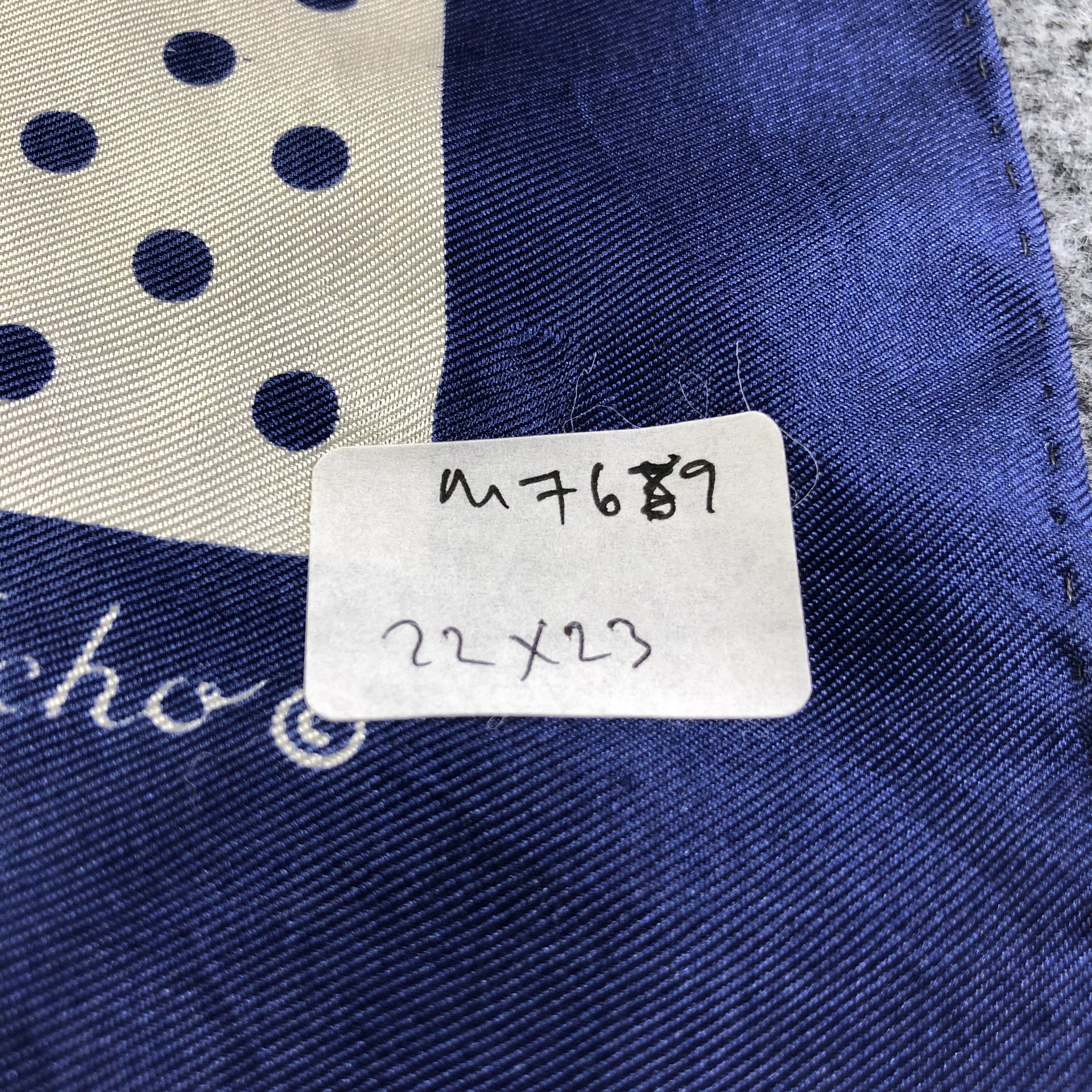 Vintage Vintage Echo Polka Dots Silk Scarf M769 Size ONE SIZE - 8 Thumbnail