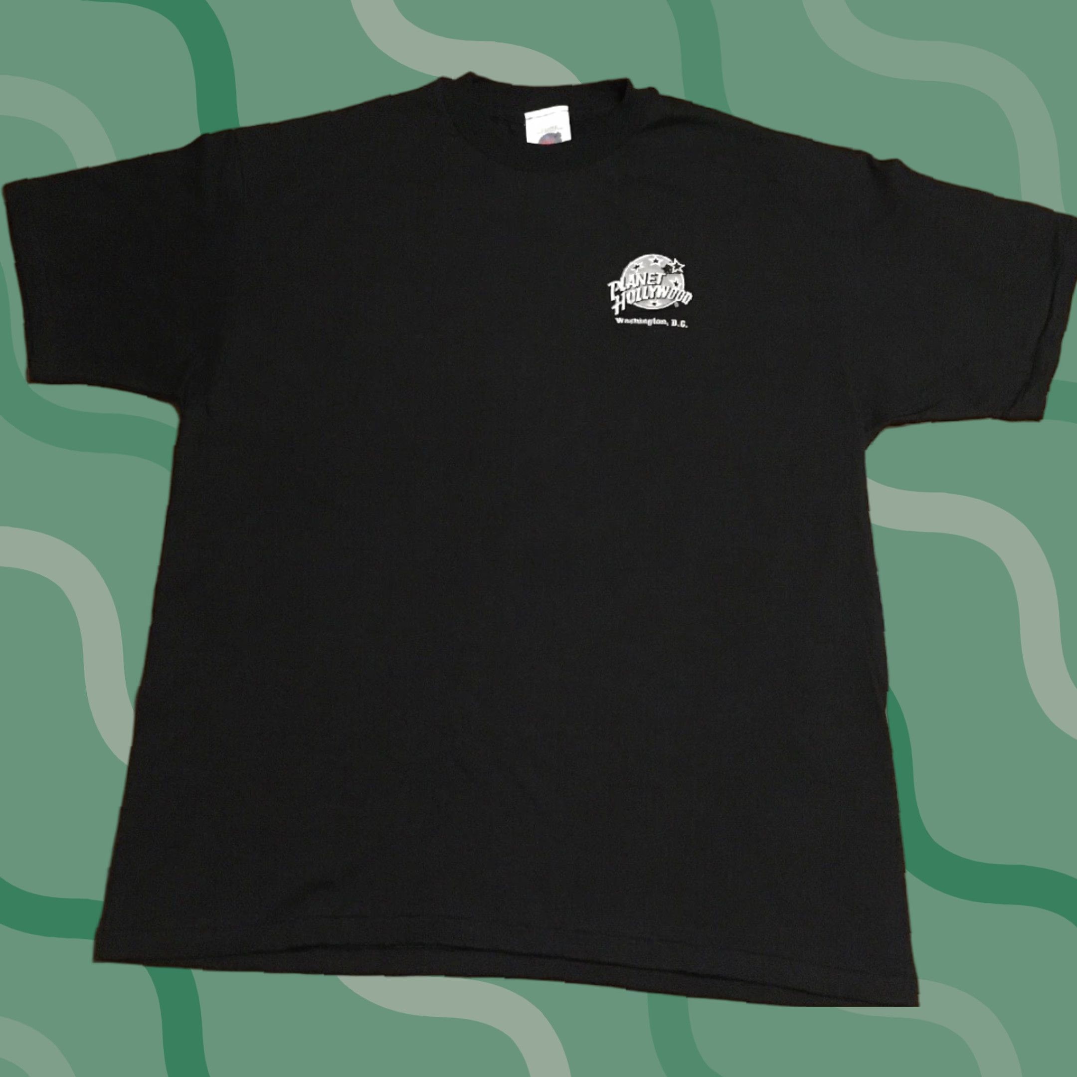Planet Hollywood VINTAGE Planet Hollywood T-Shirt Washington D.C. 1991 Single Stitch XL Black Men XL Stitch Graphic Tee Mens Size US XL / EU 56 / 4 - 1 Thumbnail