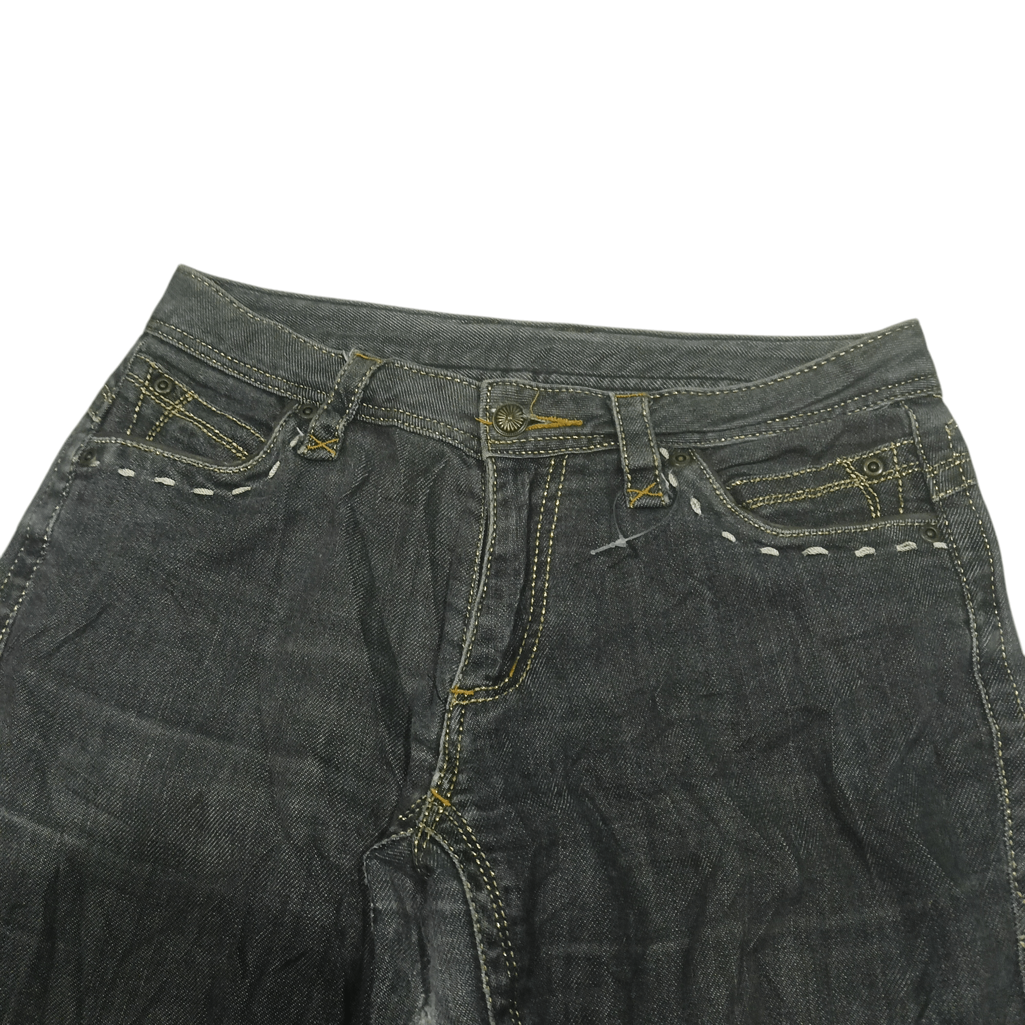Japanese Brand Distressed Bootcut M.A. Japanese tribal pocket design Jeans Size US 28 / EU 44 - 3 Thumbnail