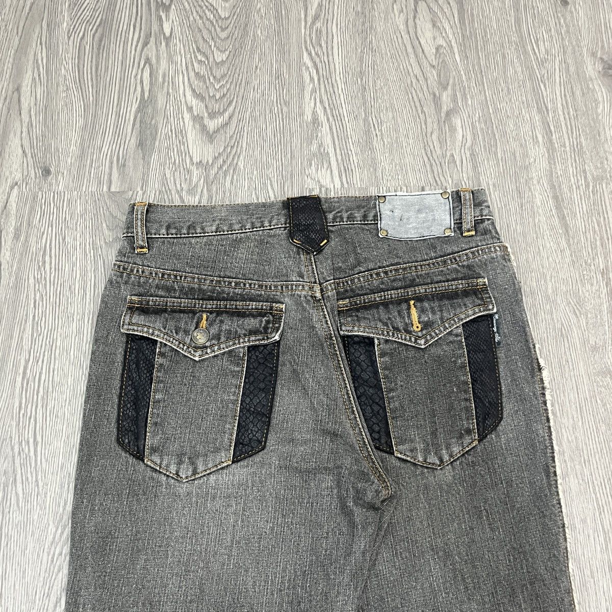 14th Addiction Bernings Sho - Phython Hybrid Flare Jeans Lgb Style Size US 27 - 12 Thumbnail