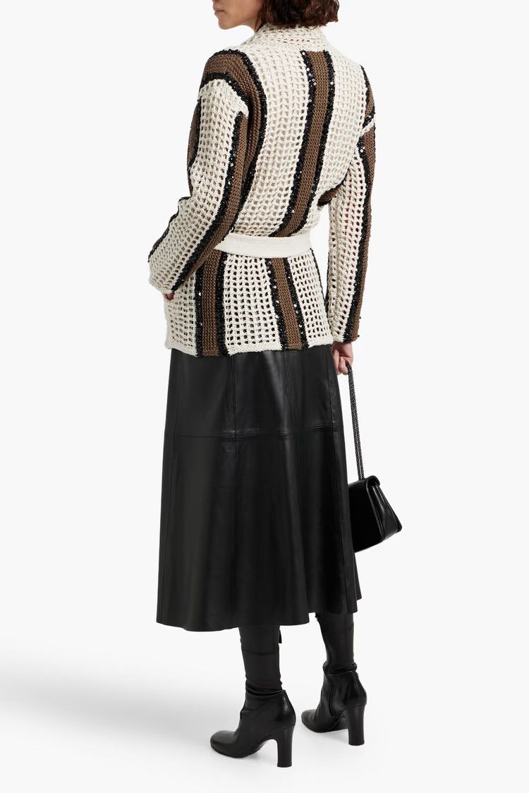 Brunello Cucinelli o1y0725 Cardigan in Multicolor Size XXL / US 16-18 / IT 52-54 - 2 Thumbnail