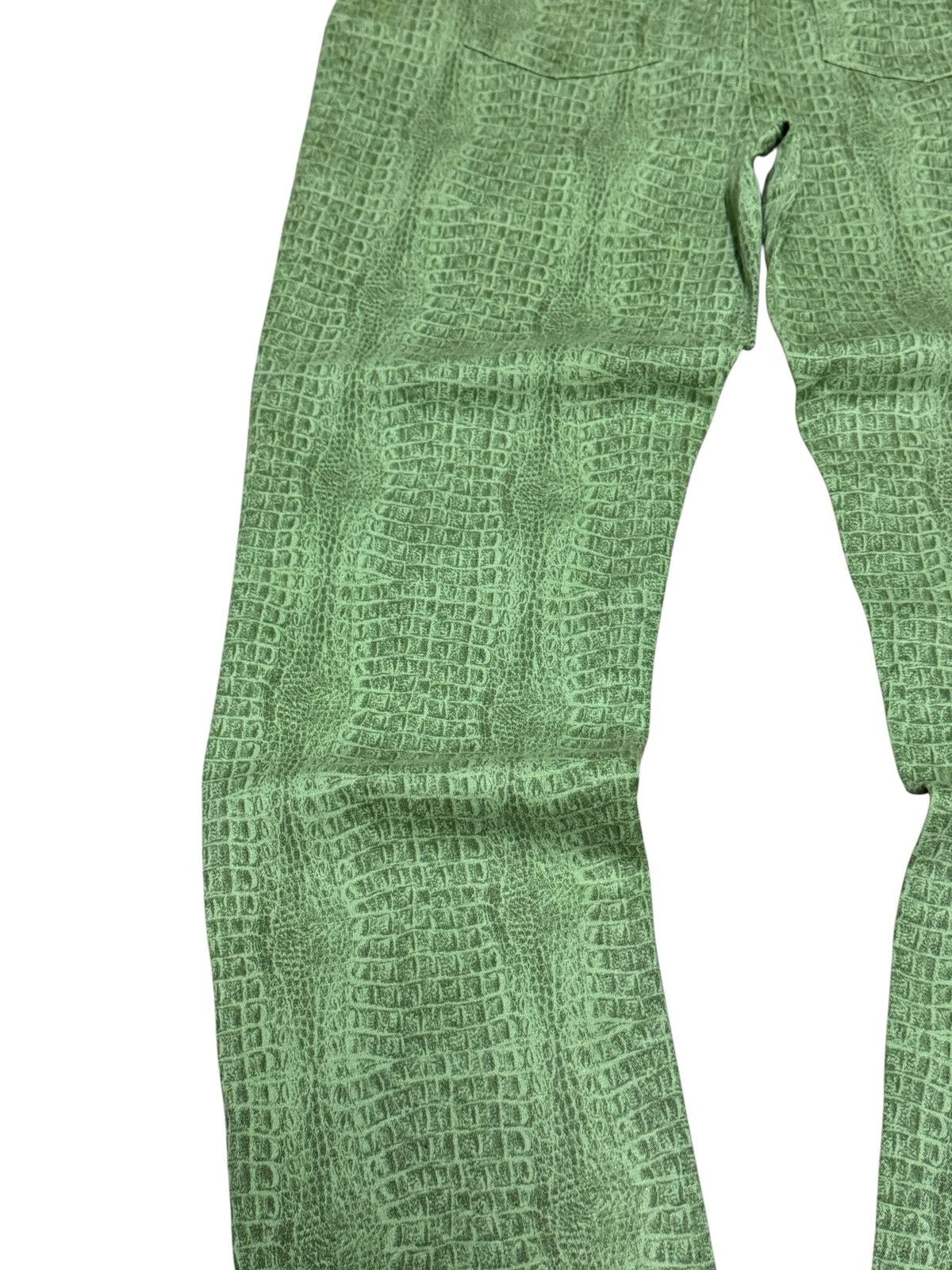 If Six Was Nine Vintage DIANE GILMAN Elastic Snake Design Pants Size US 30 / EU 46 - 13 Thumbnail