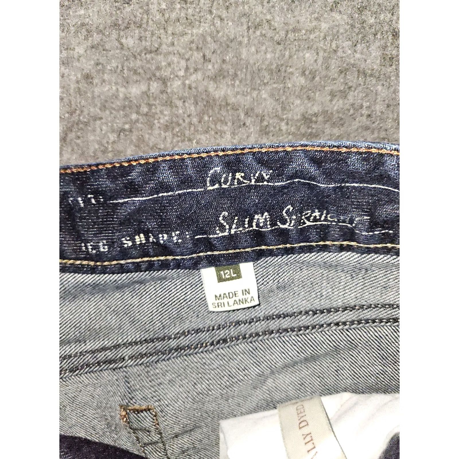 Eddie Bauer Eddie Bauer Jeans Curvy Slim Straight Women 12L Blue Low Rise Denim Inseam 30 City Nature Include Pockets Stretch Stylish Comfort Size 34" / US 12 / IT 48 - 3 Thumbnail