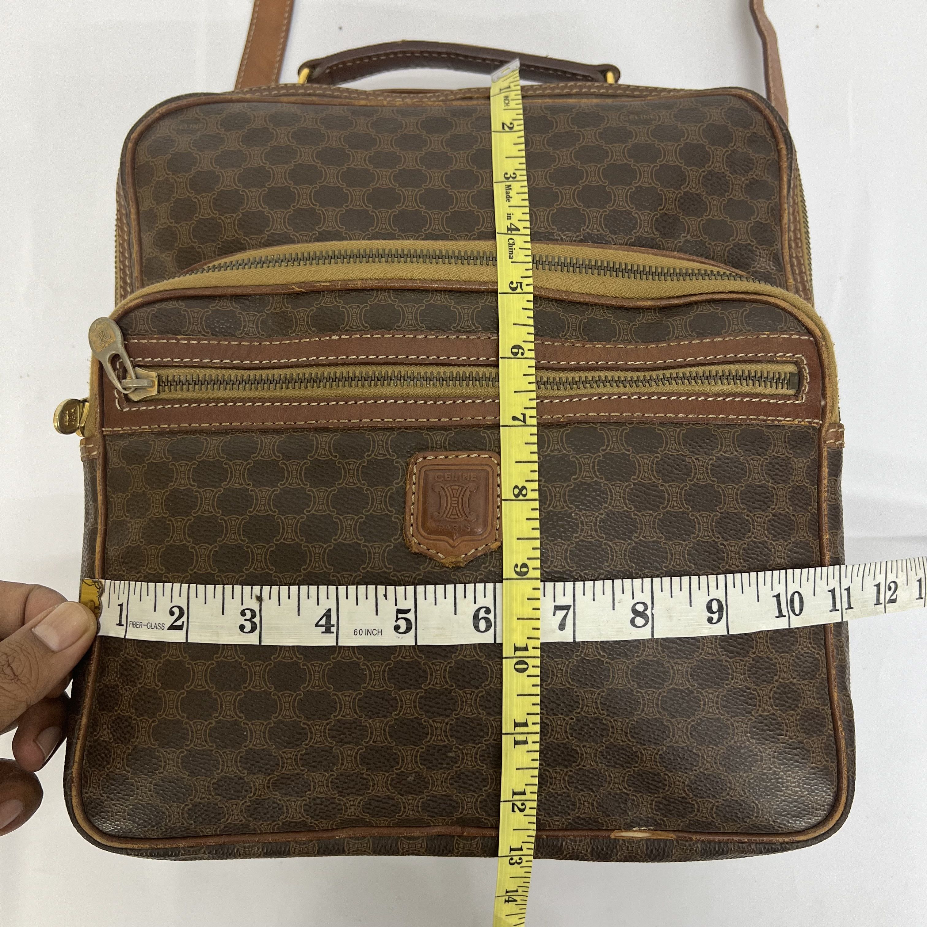 Celine Vintage Celine Macadam Messenger Bag Size ONE SIZE - 12 Thumbnail