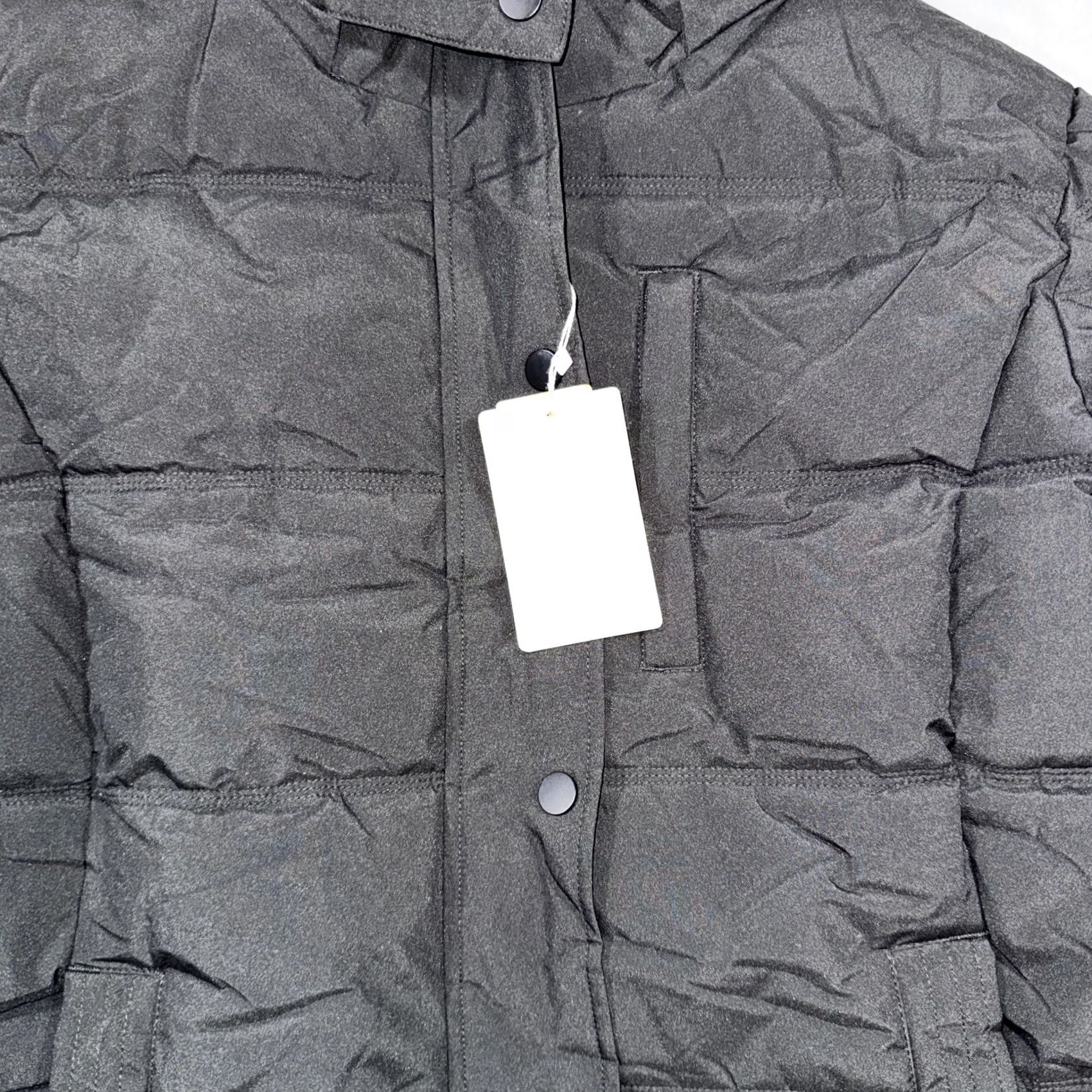 Vintage Wantdo Coat Women’s XL Black Hooded Puffer Zip Parka Insulated Winter Jacket Size XL / US 12-14 / IT 48-50 - 5 Thumbnail