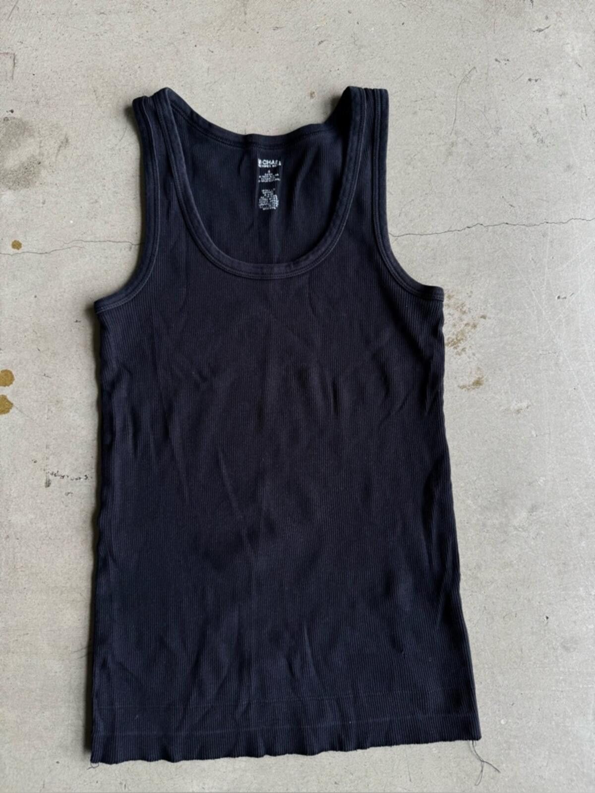 Michael Kors Michael Kors / Ribbed Tank Top / Black Size S / US 4 / IT 40 - 1 Thumbnail