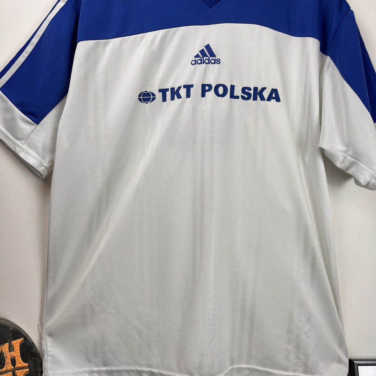 Adidas Adidas TKT Polska Soccer Jersey Vintage 90s Y2k Blockcore Size US L / EU 52-54 / 3 - 11 Thumbnail