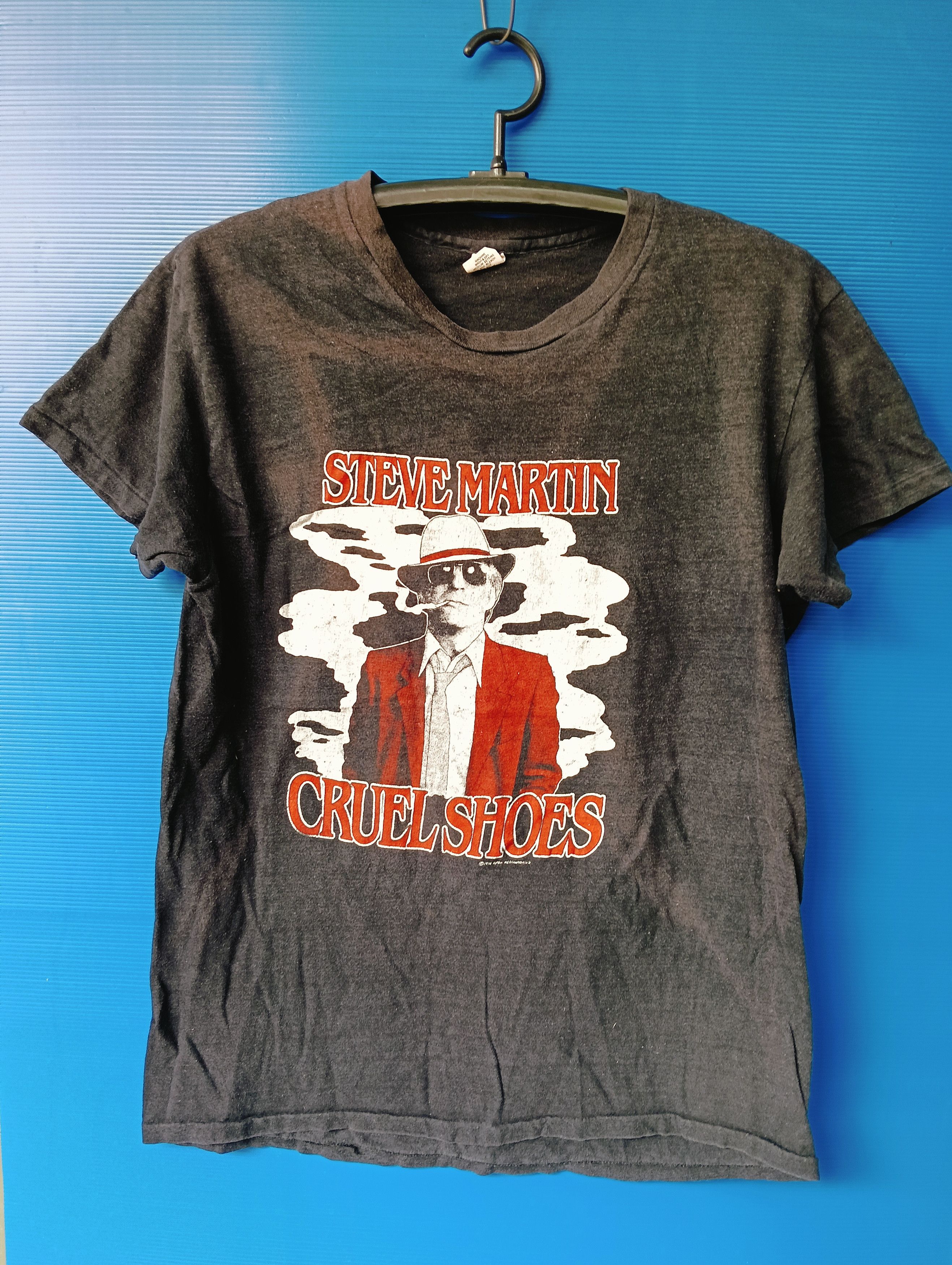 Vintage Steve Martin cruel shoes 1979 Tour Vtg T Shirt. Size US L / EU 52-54 / 3 - 1 Thumbnail