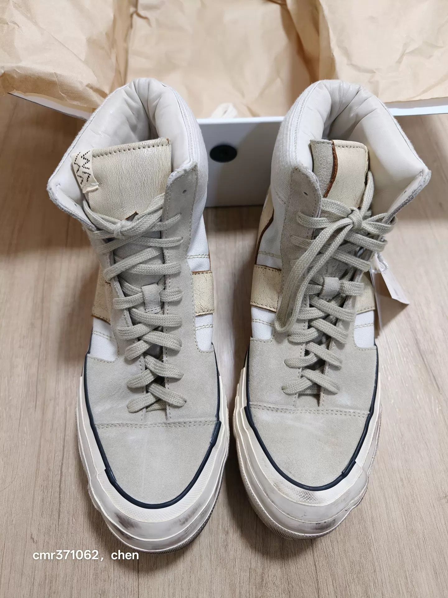Visvim visvim 22AW Zephyr Hi G.Patten Ivory 11 Size US 11 / EU 44 - 1 Thumbnail