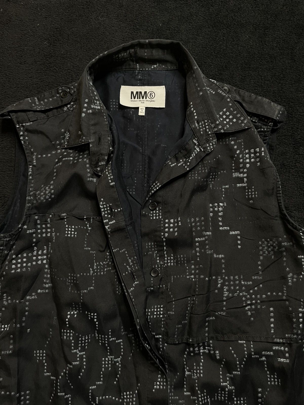 Maison Margiela Maison Margiela MM6 2013 Sleeveless Shirt Size M Size M / US 6-8 / IT 42-44 - 4 Thumbnail