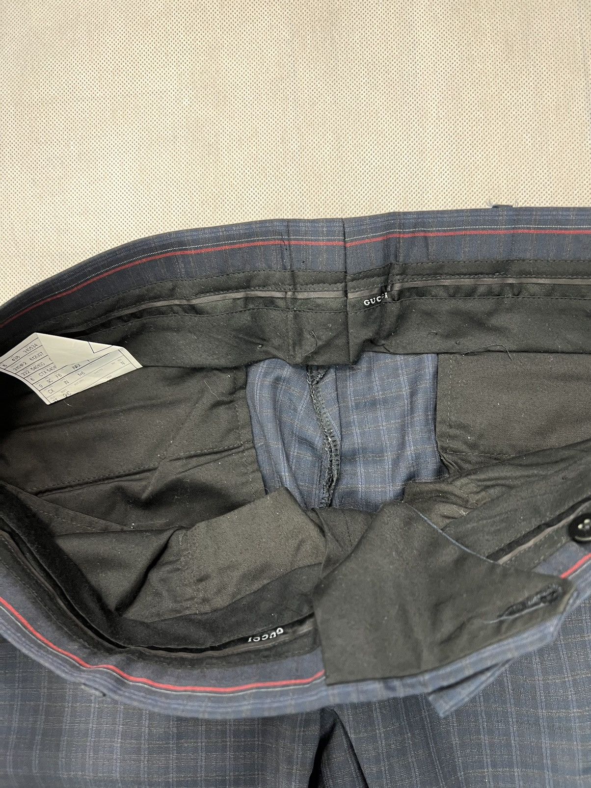 Gucci Checkered Trousers Gucci 100% Wool Size US 34 / EU 50 - 3 Thumbnail