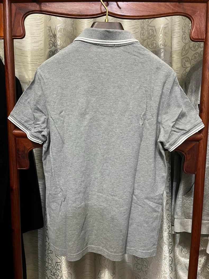 Moncler Moncler Moncler Men's Gray Short Sleeve Polo Shirt-2506 Size US S / EU 44-46 / 1 - 5 Thumbnail