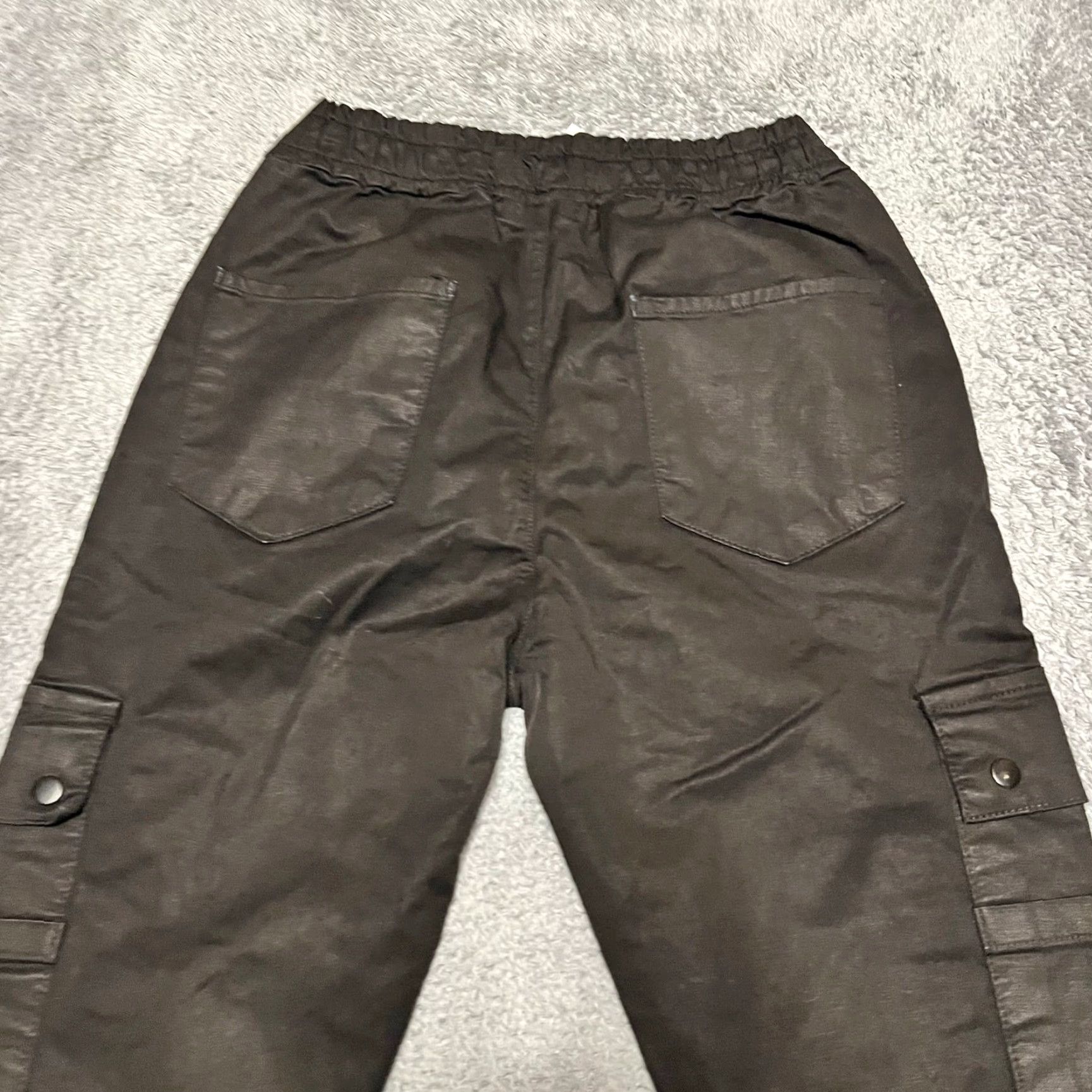 Nike Nike Cargo Pants Joggers Mens Small Black Performance Size US 29 - 5 Thumbnail