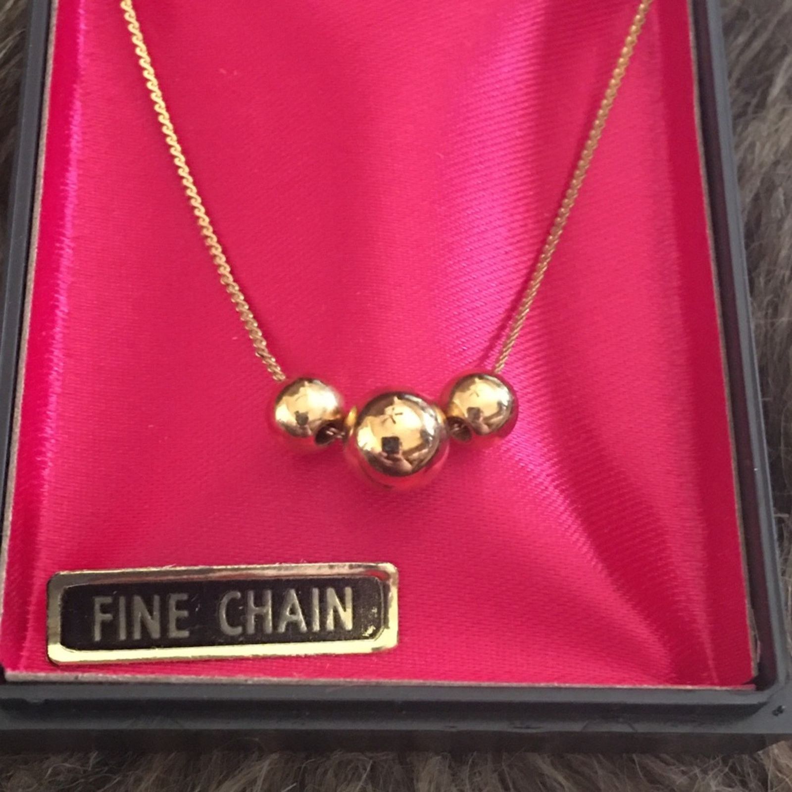 Vintage Vintage 70s new old stock gold plated necklace Size ONE SIZE - 2 Thumbnail