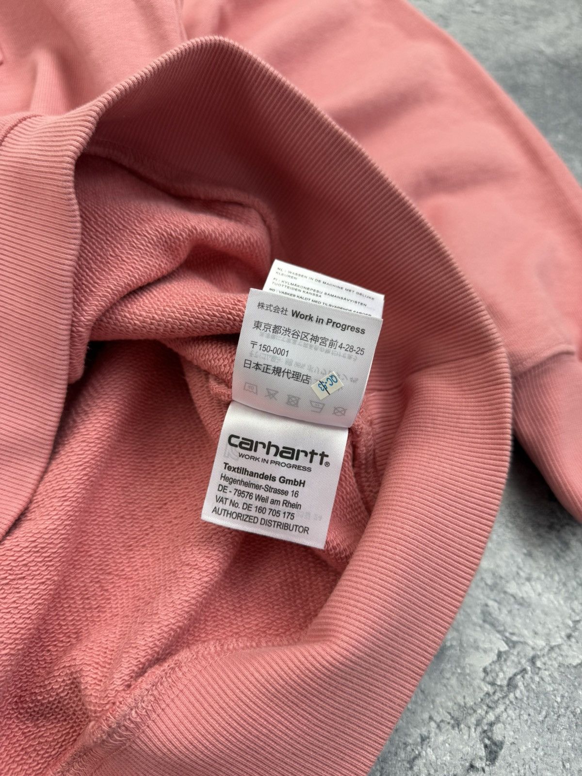 Carhartt Vintage Y2K Carhartt WIP Sweatshirt Pink Crewneck Pullover Size US S / EU 44-46 / 1 - 11 Thumbnail