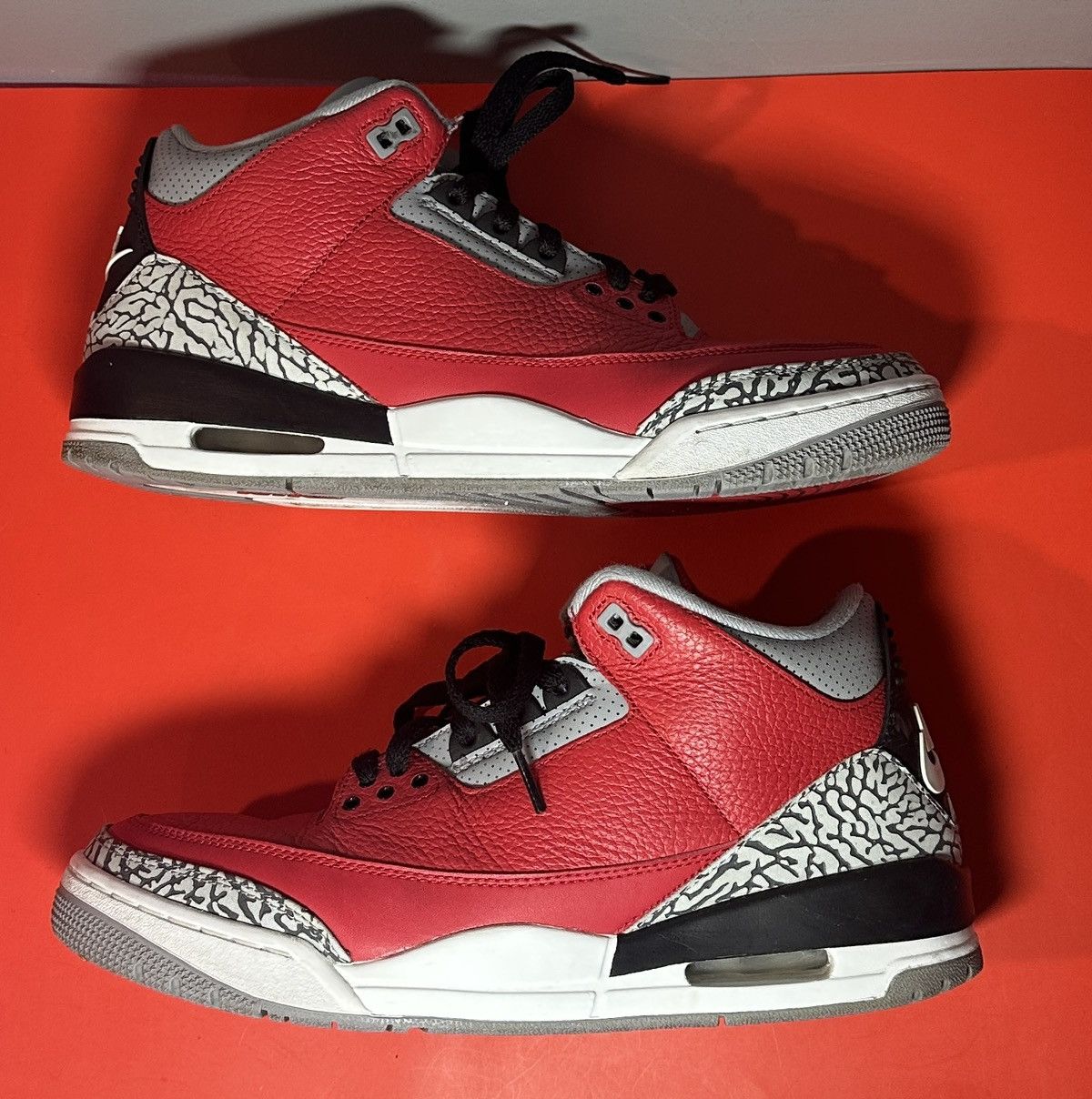 Jordan Brand Size 10.5 - Jordan 3 Retro SE Unite Fire Red Cement Size US 10.5 / EU 43-44 - 3 Thumbnail