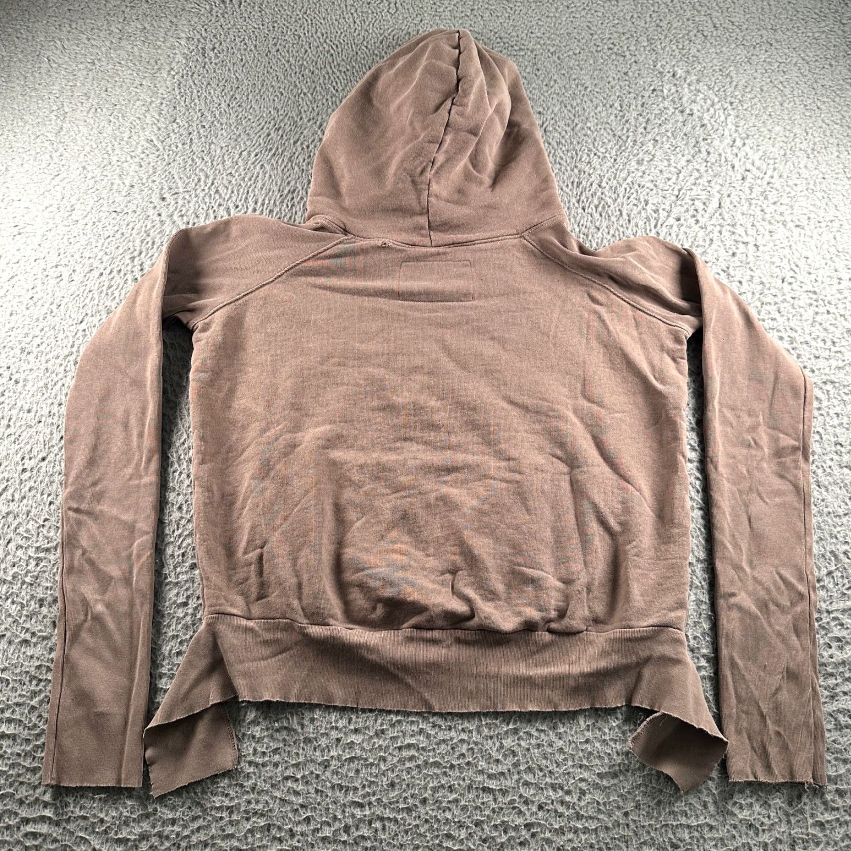 Frank & Eileen Frank & Eileen Tee Lab Hoodie Womens S Taupe Distressed Raw Edge Pullover Frayed Size S / US 4 / IT 40 - 5 Thumbnail