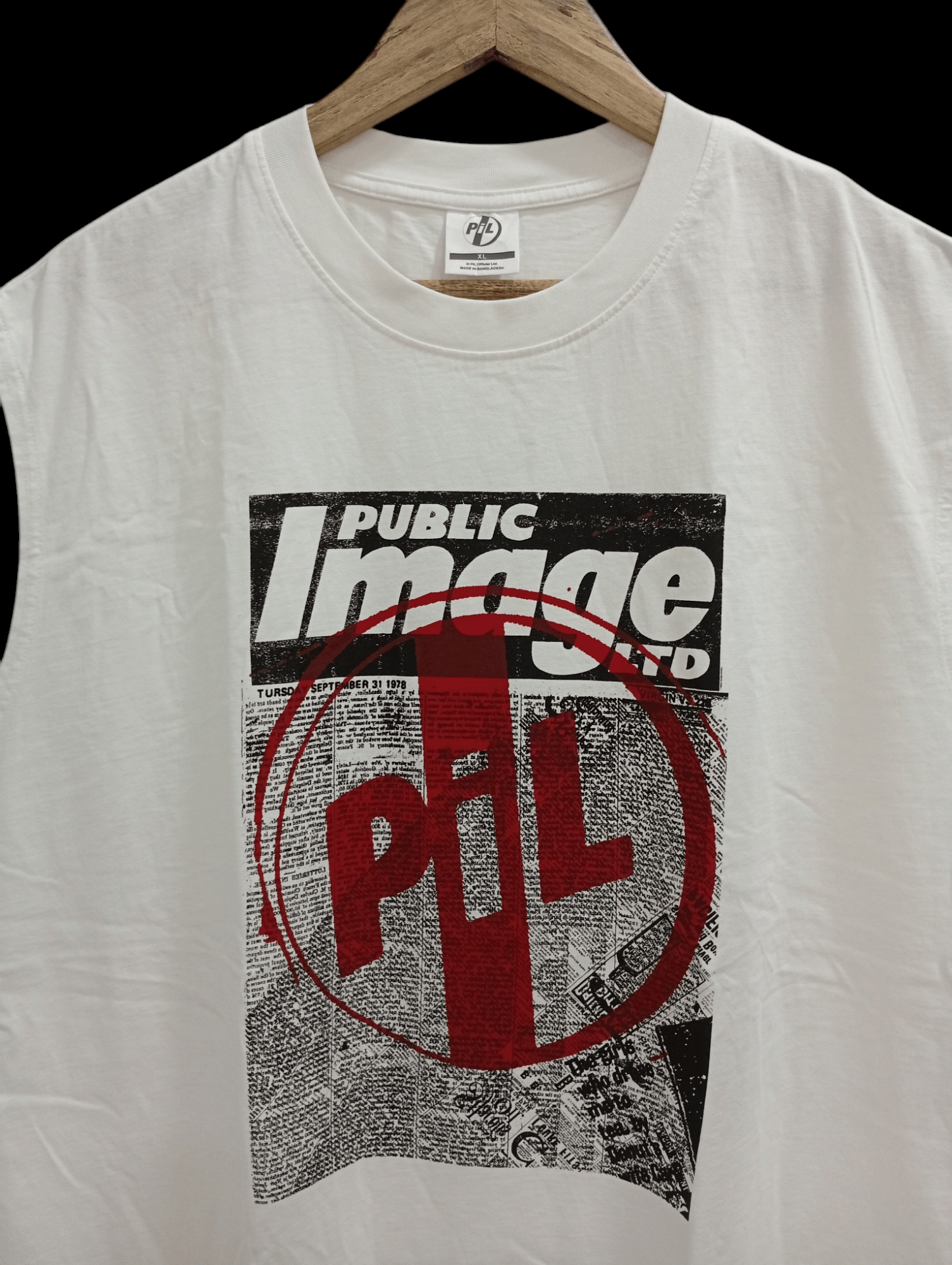 Band Tees × GU × Vintage 🔥🔥GU x PiL Public Image Limited Sleeveless T-Shirt Size US XL / EU 56 / 4 - 16 Thumbnail