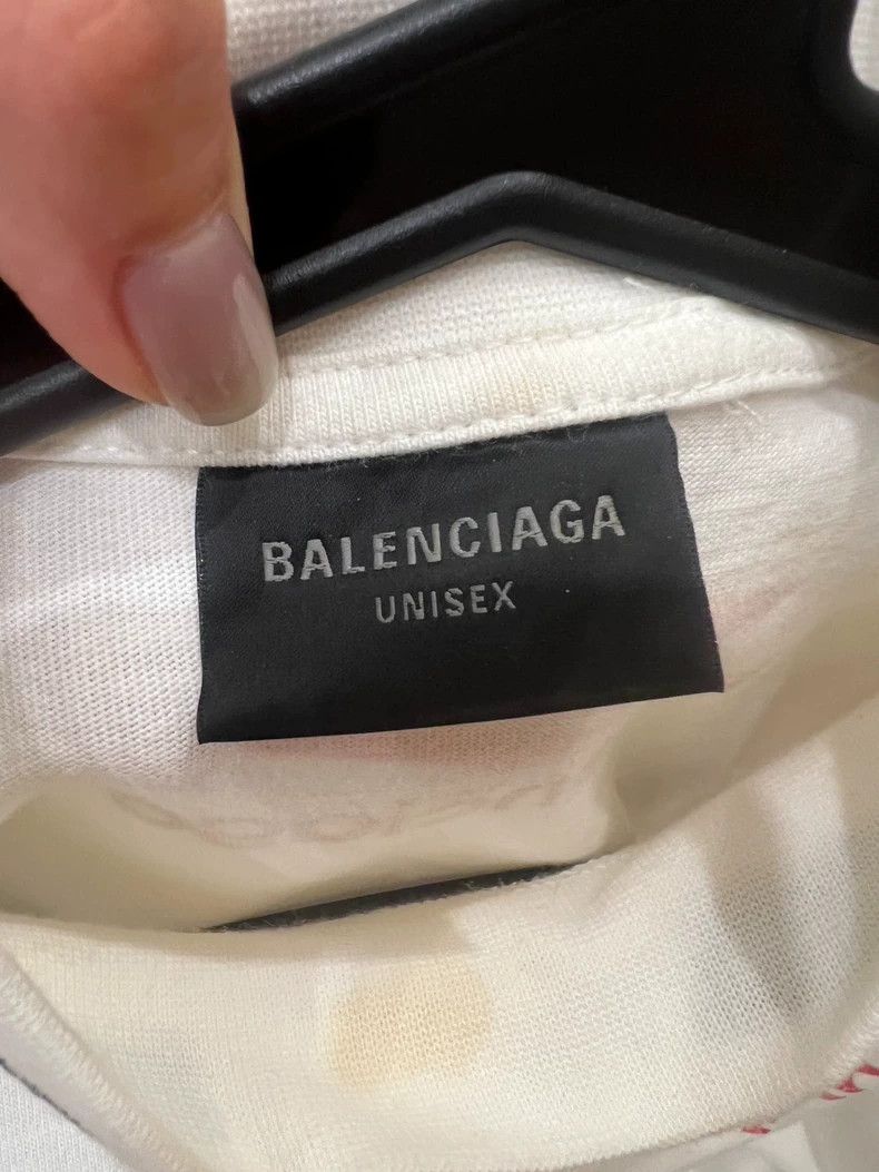 Balenciaga Balenciaga Long Short Sleeve T-shirt 2505-Nextarrow Size US S / EU 44-46 / 1 - 3 Thumbnail