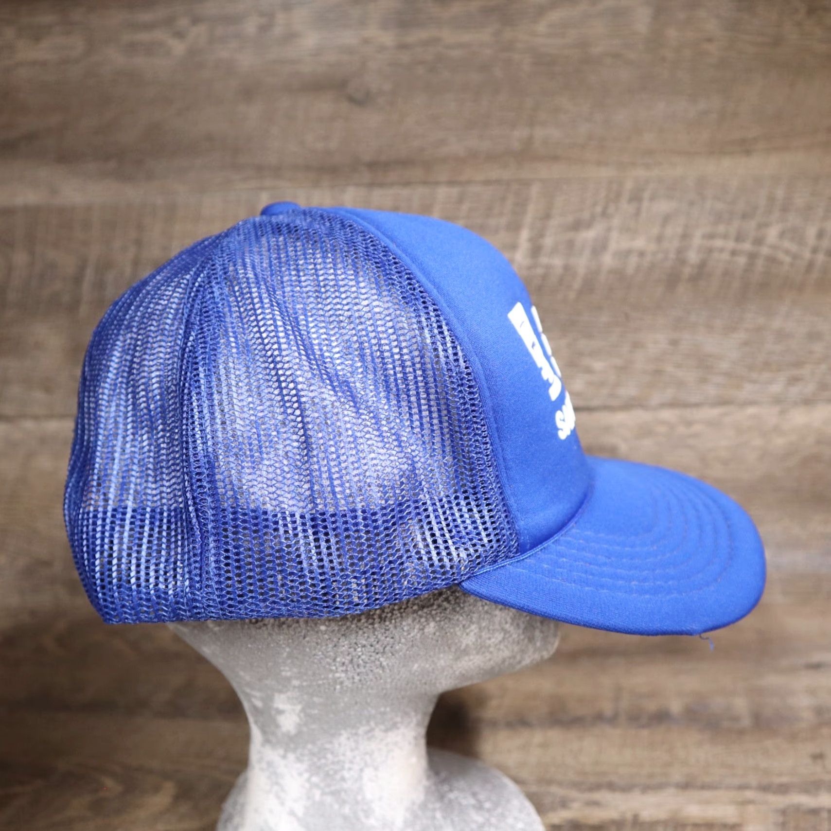 Vintage Vintage Volvo GM Safety First Heavy Hat Cap Blue Adjustable Cap Size ONE SIZE - 3 Thumbnail