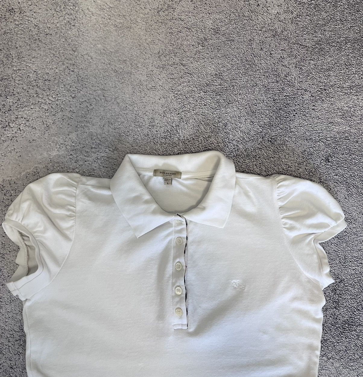 Burberry Burberry London Women T- Shirt Polos White Size L Size L / US 10 / IT 46 - 4 Thumbnail