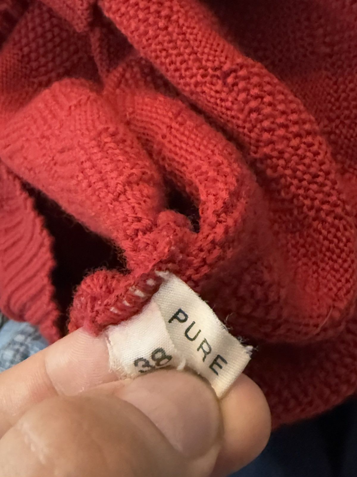 Saint Laurent Paris 1970’s YSL Sweater Knit Red Saint Laurent Paris Size US S / EU 44-46 / 1 - 6 Thumbnail