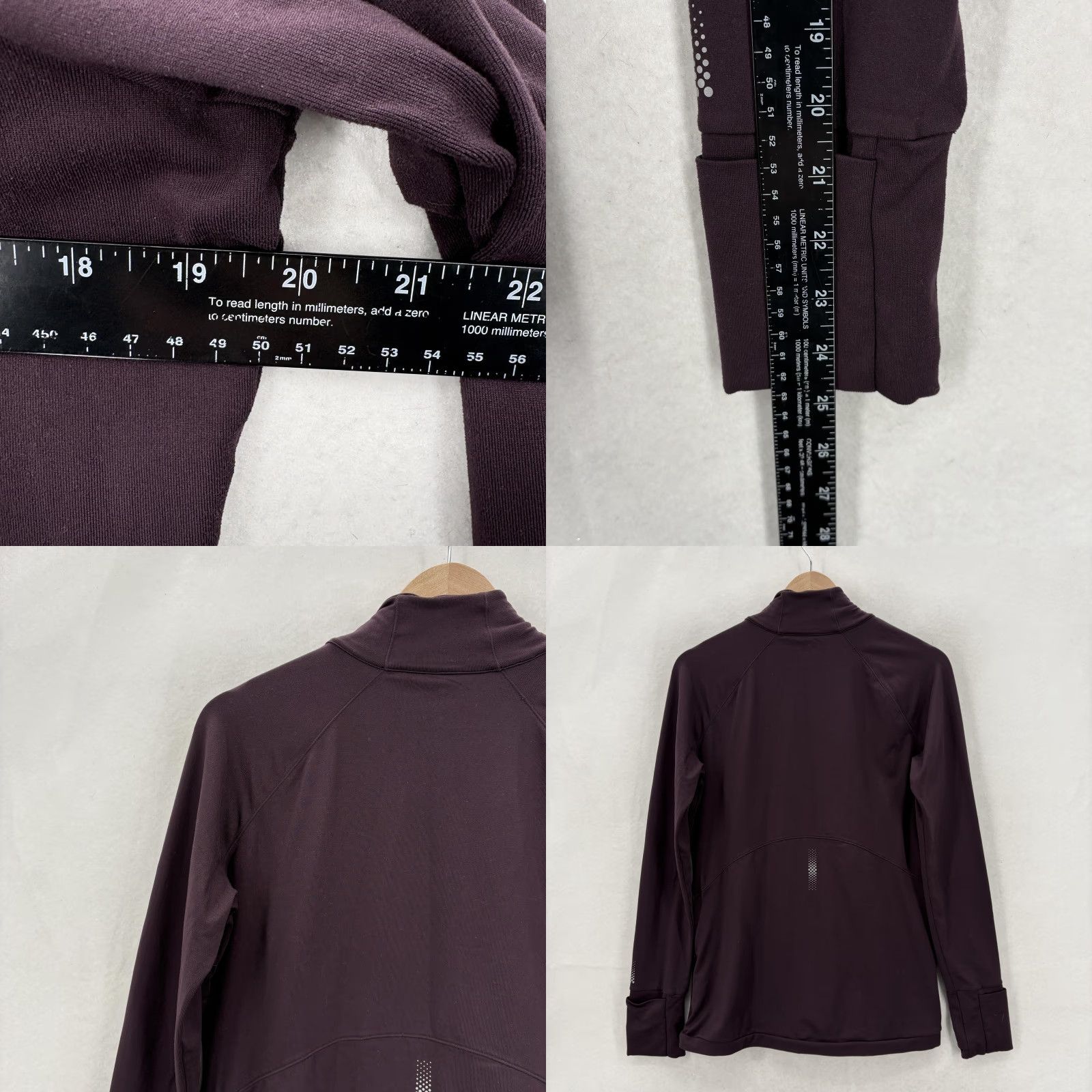 Athleta Athleta Sweatshirt Womens Medium Purple Gym Superluxe Half Zip Pullover Size M / US 6-8 / IT 42-44 - 8 Thumbnail