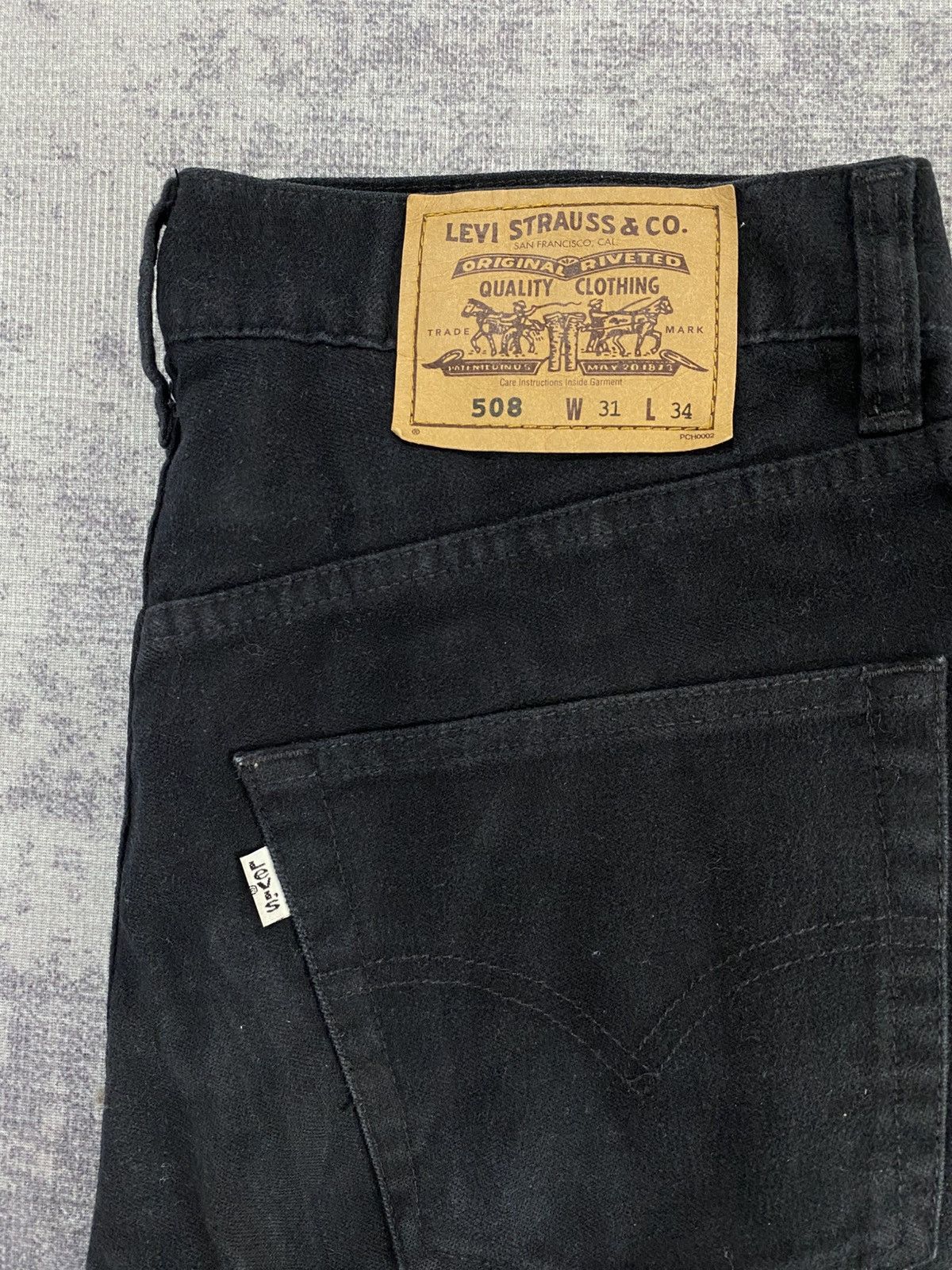 Levi's levis 508 black pants Size US 28 / EU 44 - 7 Thumbnail