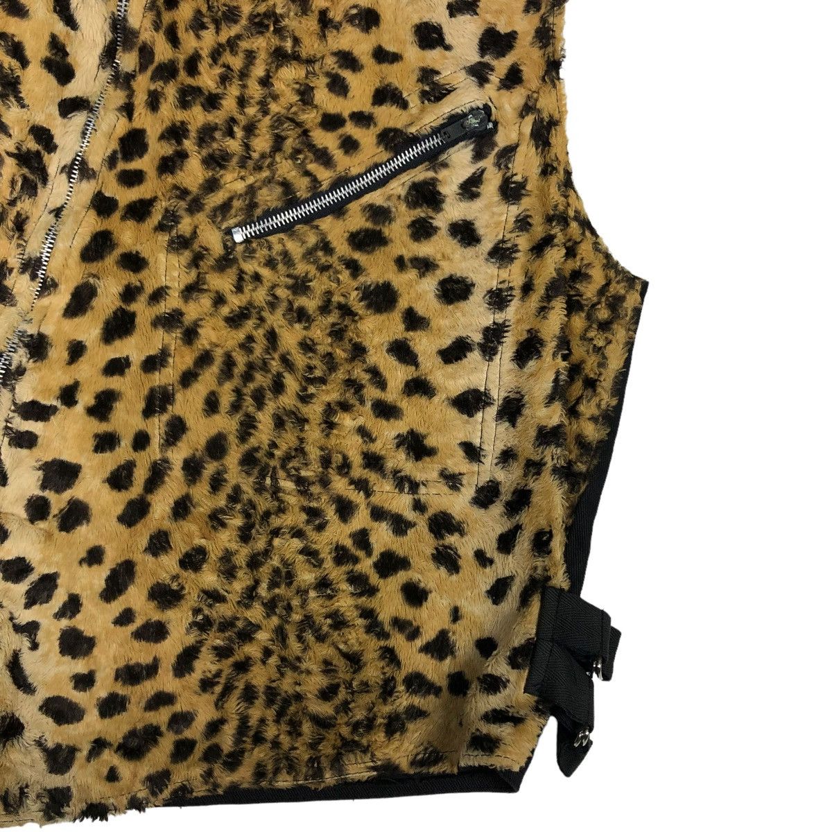Vintage 🔥 Mink Fur Vest Tiger Skin Design Made in England Punk Wear Size US M / EU 48-50 / 2 - 5 Thumbnail