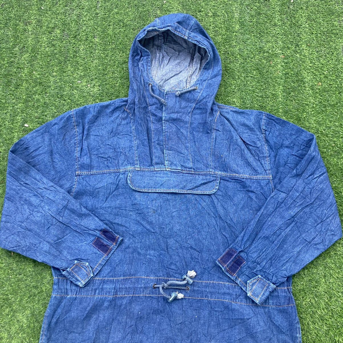 Japanese Brand TEAM BLUEKY DENIM ANORAK Size US L / EU 52-54 / 3 - 3 Thumbnail