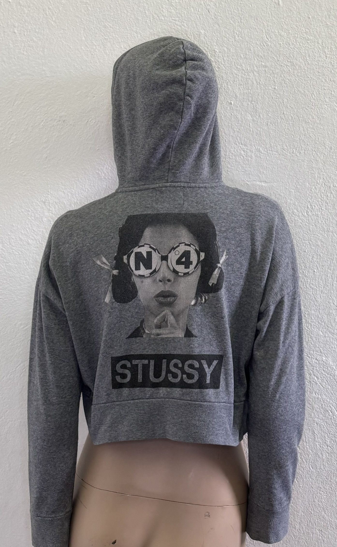 Stussy Stussy Crop Zip Hoodie Size S Size S / US 4 / IT 40 - 3 Thumbnail