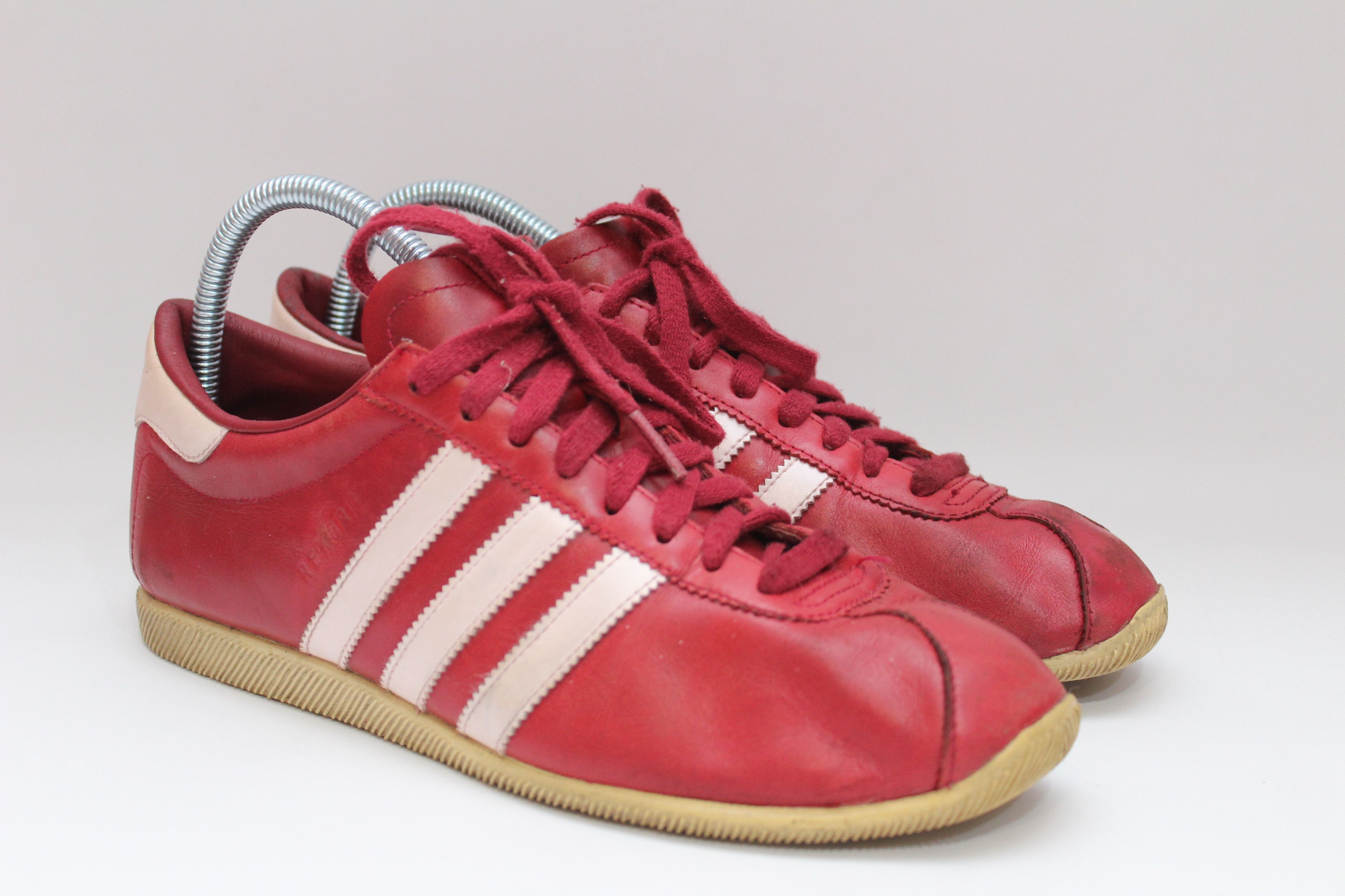 Adidas 2004 Adidas Rekord Sneakers Leather Size 4 Vintage Hype Rare Size US 8 / EU 41 - 3 Thumbnail