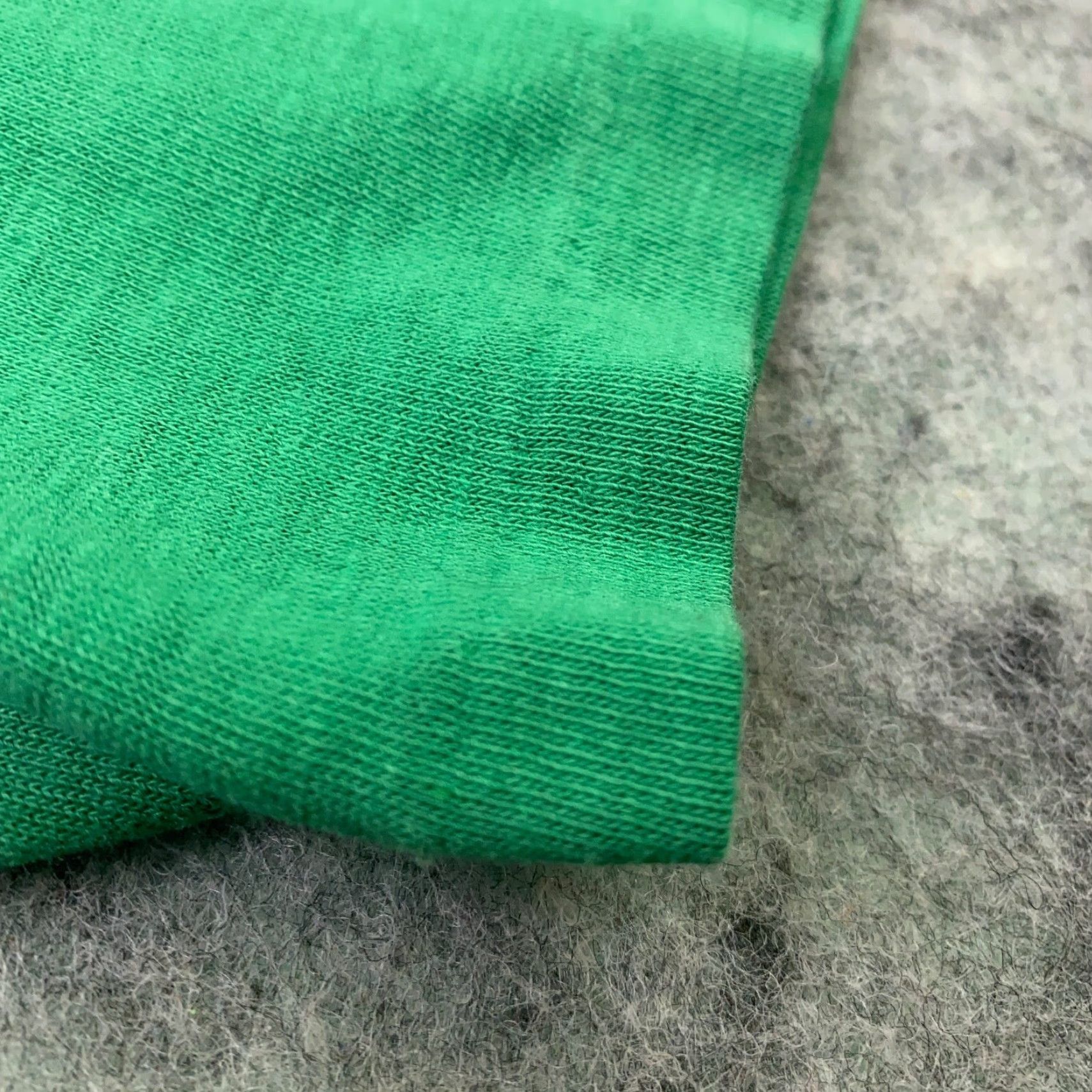 Vintage VINTAGE Advertees Shirt Mens M Green 80s TV Pog Mo Thoin Kiss My Grits Short Sleeve Crew Neck Cotton Polyester Knit T-Shirt Size US M / EU 48-50 / 2 - 3 Thumbnail