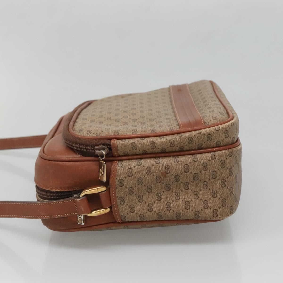 Gucci GUCCI Micro GG Supreme Shoulder Bag Pvc Beige Gold 001 115 Size ONE SIZE - 4 Thumbnail