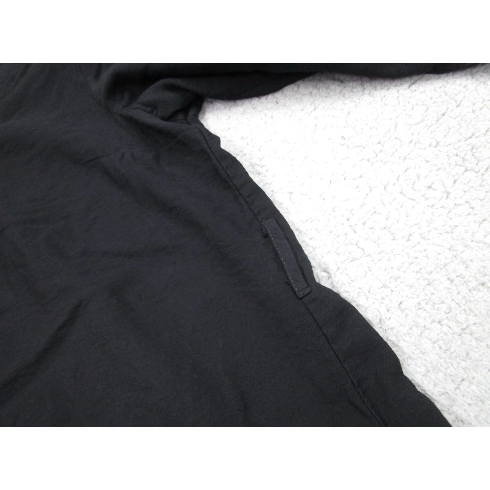 Vintage LC Waikiki Cottagecore Shirt Dress Womens 46 Black Long Button Front Puff Sleeve Modest Casual Dress 3/4 Sleeve V-Neck Women Size L / US 10 / IT 46 - 6 Thumbnail