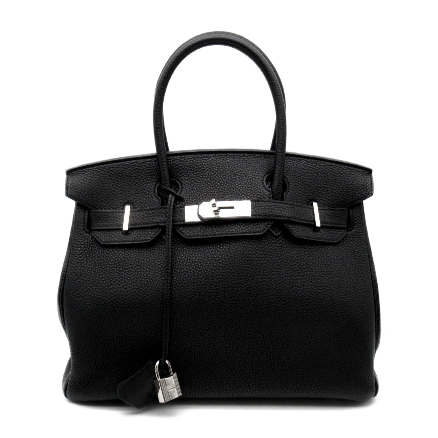 Hermes Hermes Birkin 30 Handbags Handbag Leather Togo Black (Hermes) Silver Hardware □P Stamp Size ONE SIZE - 1 Thumbnail