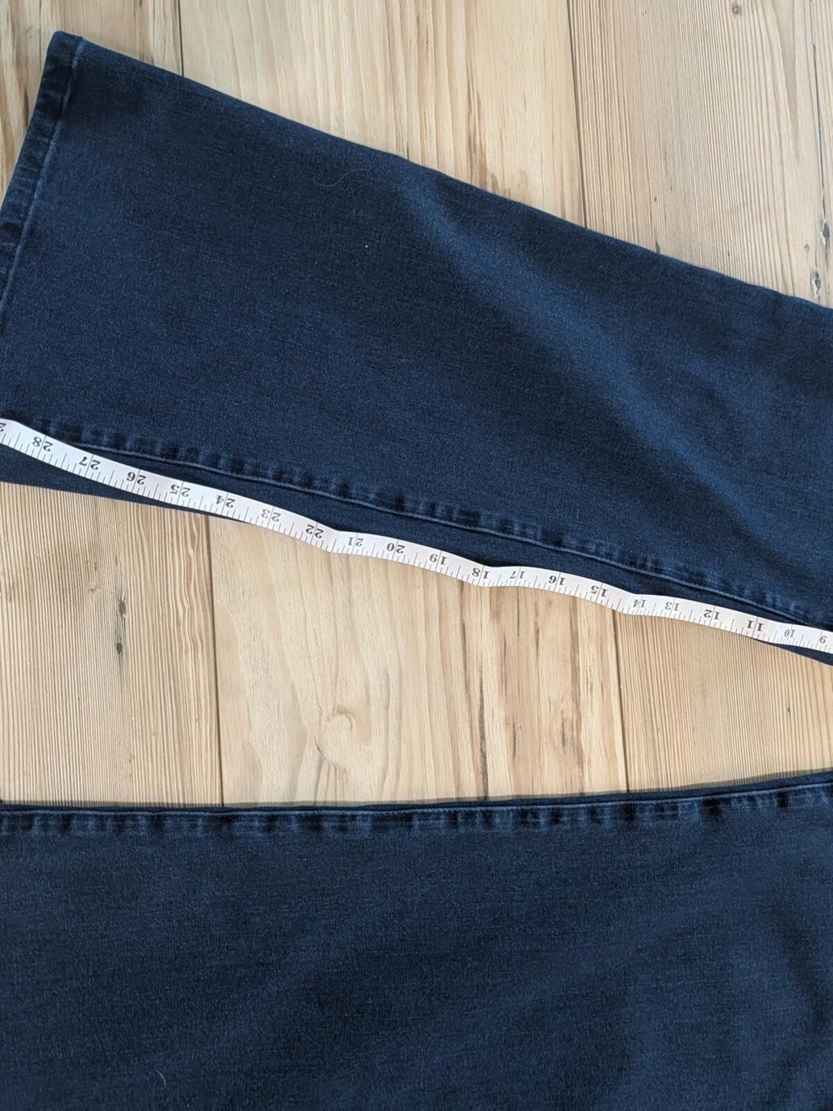Betabrand Betabrand Women's Straight Leg Jeans - Dark Blue Size 36" / US 14 / IT 50 - 2 Thumbnail