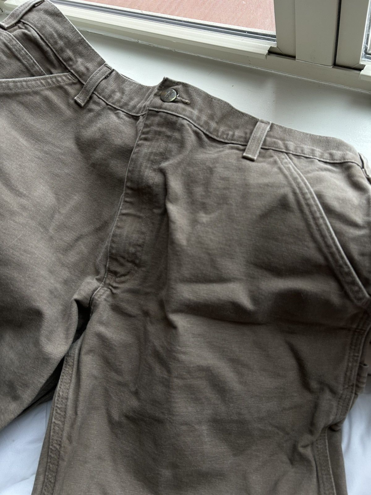 Carhartt Taupe Vintage Carhartt Carpenter Pant Size US 34 / EU 50 - 8 Thumbnail