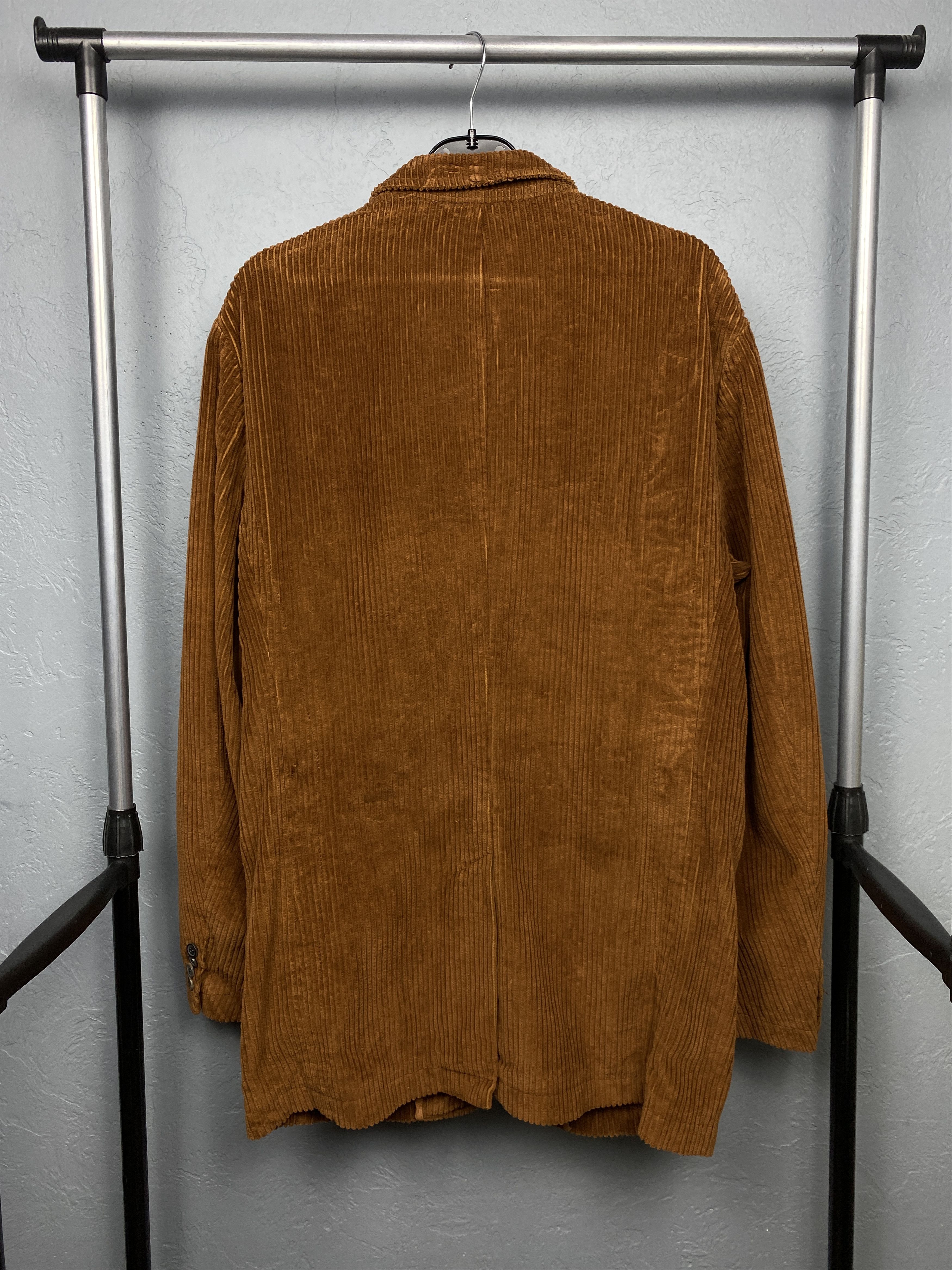 Hugo Boss × Vintage Hugo Boss 90s Vintage Mens Corduroy Blazer Jacket Size US XL / EU 56 / 4 - 5 Thumbnail