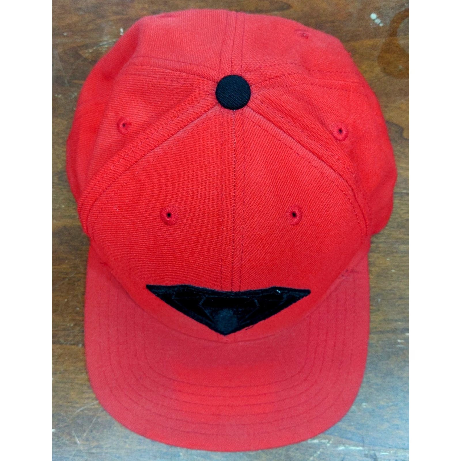 Diamond Supply Co. Diamond Supply Co. Brilliant Logo Red Black Mens Sport Snapback Hat Cap Hat Size ONE SIZE - 3 Thumbnail