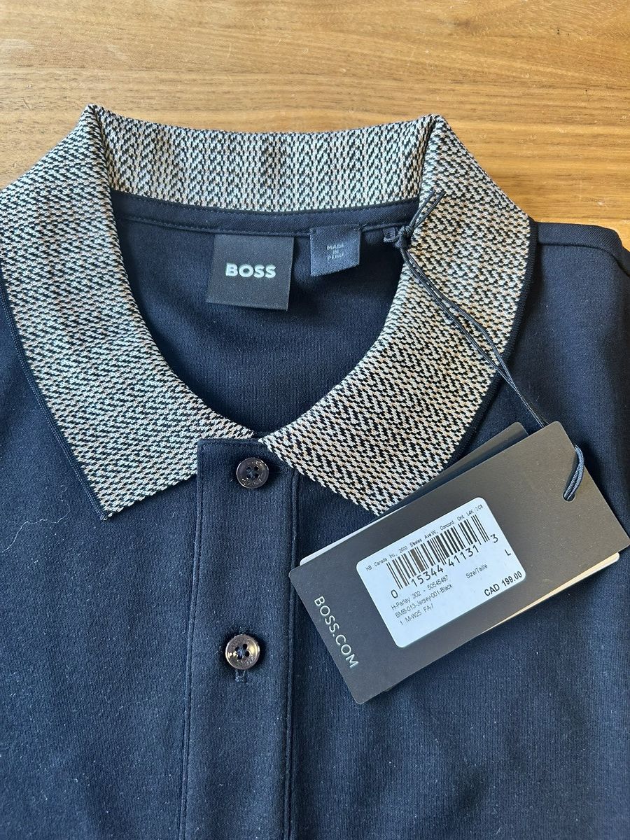 Hugo Boss Hugo Boss Classic Polo in Black Size US L / EU 52-54 / 3 - 1 Thumbnail