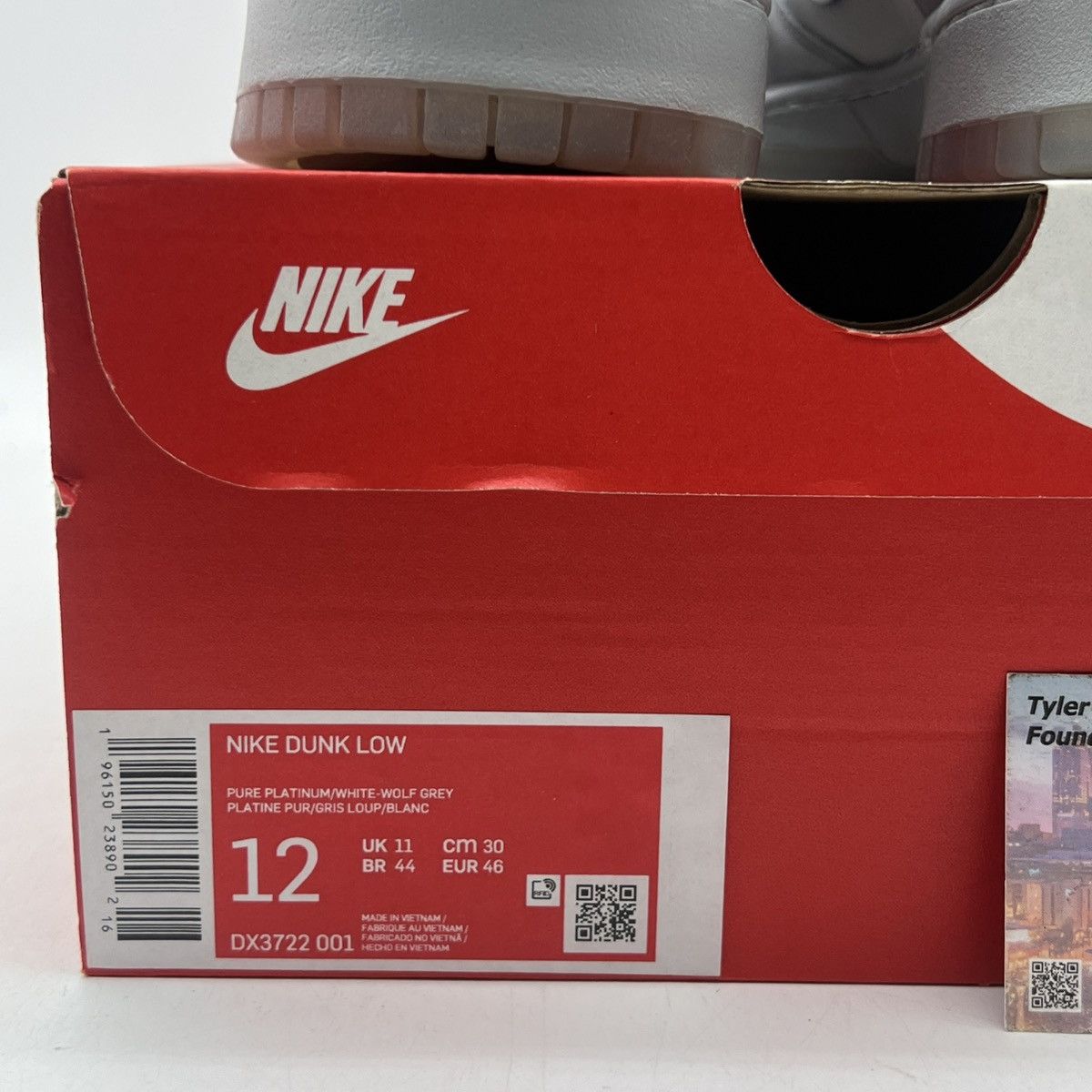 Nike Nike dunk low wolf grey pure platinum Size US 12 / EU 45 - 6 Thumbnail