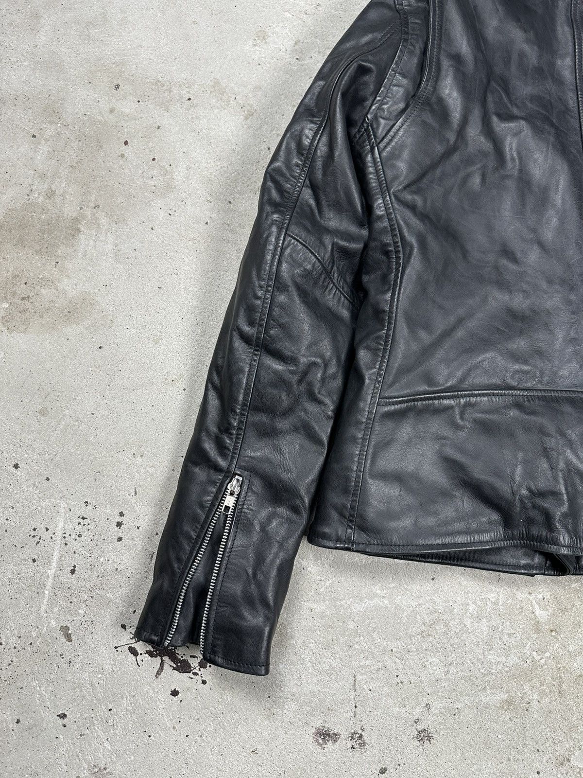 Other Vintage Y2K Ramones Black Moto Biker Leather Jacket Heavy Size US S / EU 44-46 / 1 - 14 Thumbnail