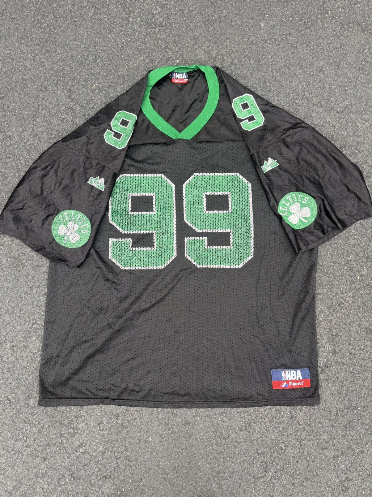 Majestic Vintage 90’s Boston Celtics football style jersey 99 Size US XXL / EU 58 / 5 - 9 Thumbnail