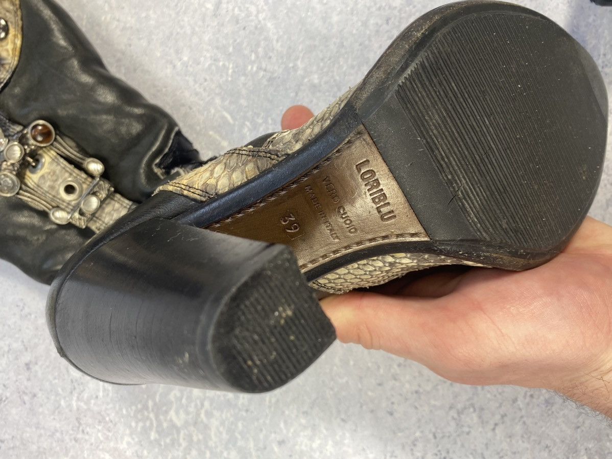 Leather Cowboy Loriblu Women Leather Boots in Cowboys Style Size 39 Size US 9 / IT 39 - 12 Thumbnail