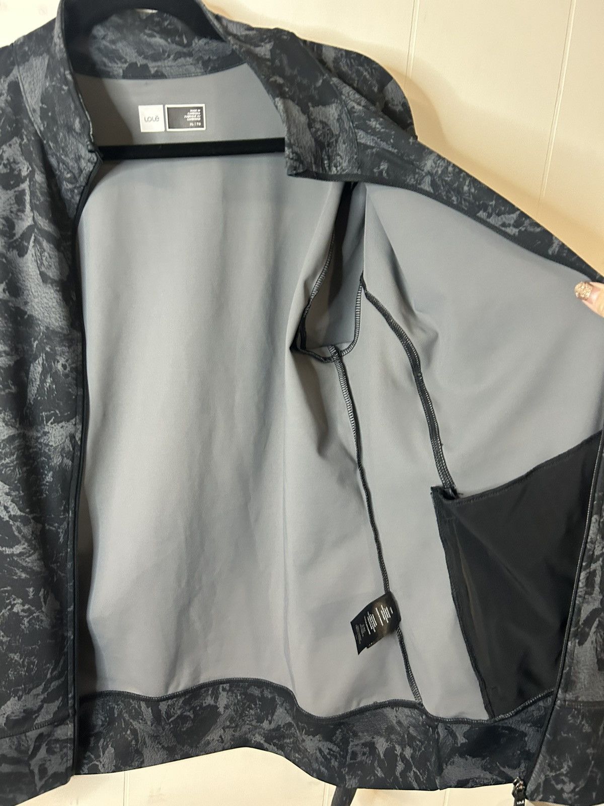 Other Lole Womens Grey/Black Camo Yoga Active Wear Jacket Size XL Size XL / US 12-14 / IT 48-50 - 4 Thumbnail