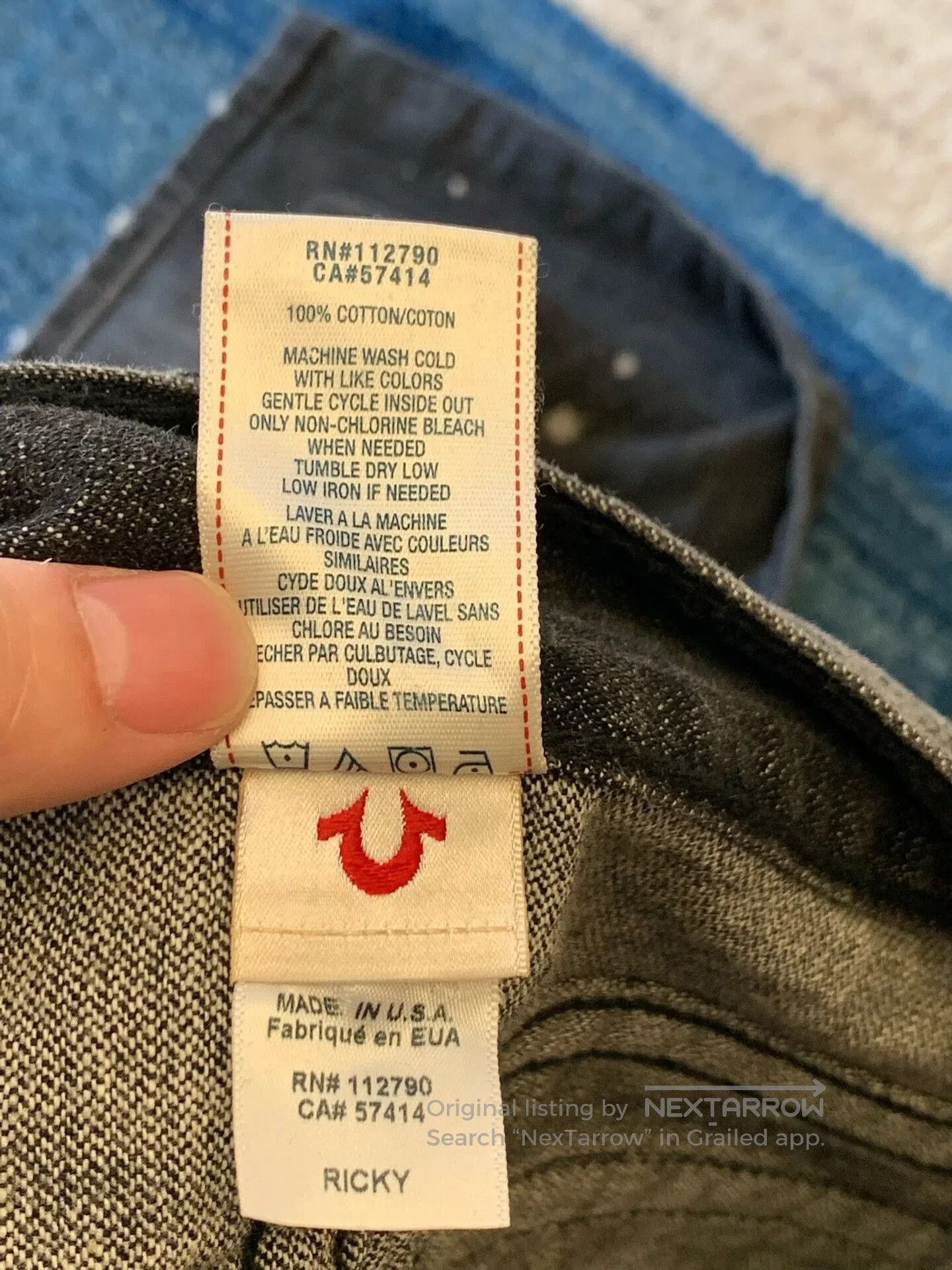 True Religion True Religion Ricky Distressed Jeans. Size US 34 / EU 50 - 9 Thumbnail